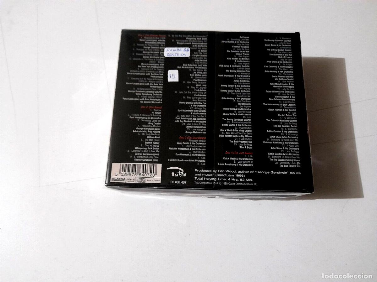 CDs de m&uacute;sica: GEORGE GERSHWIN &rdquo;THE ULTIMATE GERSHWIN&rdquo; 4CD 84 TRACKS CD BOX SET - Foto 2