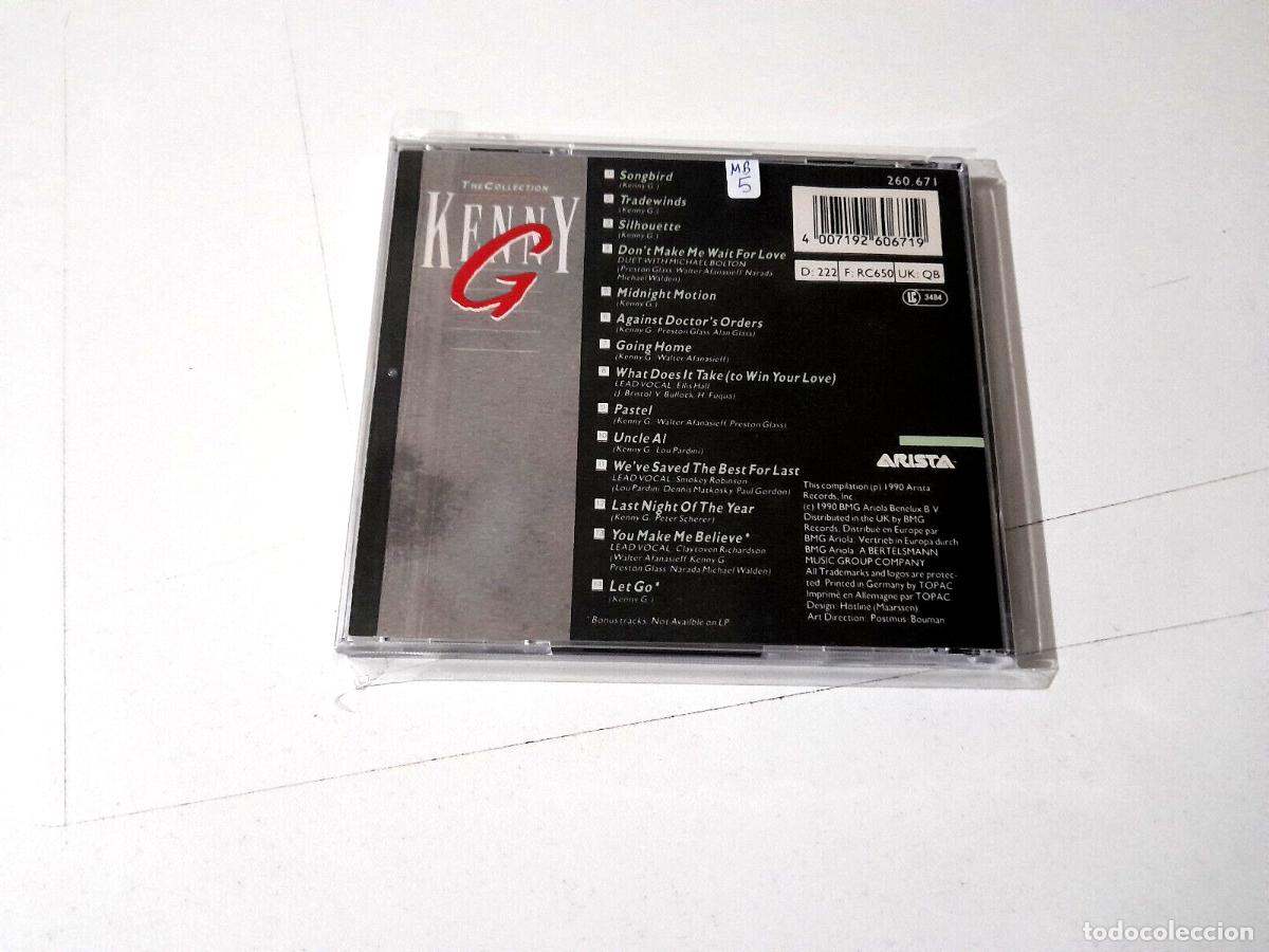 CDs de m&uacute;sica: KENNY G &rdquo;THE COLLECTION&rdquo; CD 14 TRACKS - Foto 2