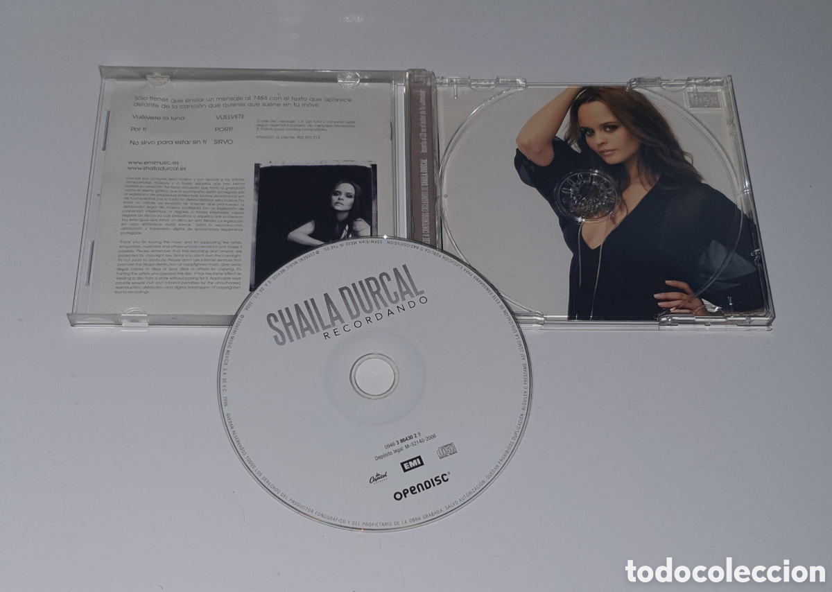 CDs de m&uacute;sica: SHAILA D&Uacute;RCAL / CD 2006 / RECORDANDO - Foto 2