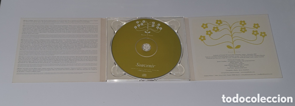 CDs de m&uacute;sica: SOUVENIR / CD 2003 / RECTO - VERSO - Foto 2