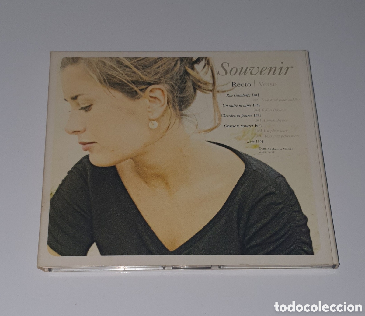 CDs de m&uacute;sica: SOUVENIR / CD 2003 / RECTO - VERSO - Foto 1