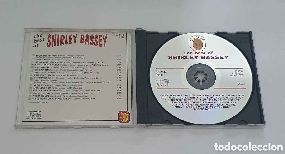 CDs de m&uacute;sica: SHIRLEY BASSEY / CD / THE BEST OF - Foto 2