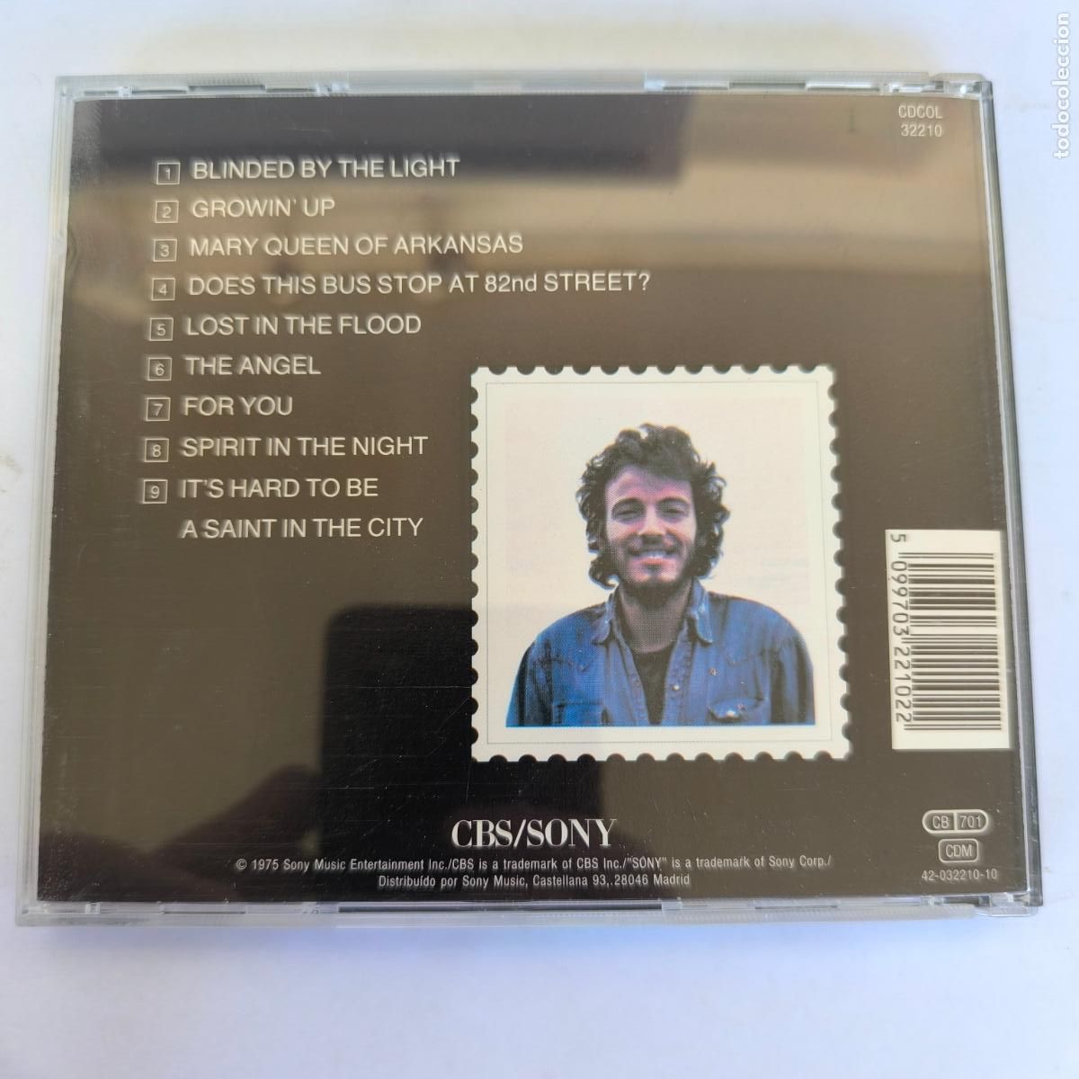 CDs de m&uacute;sica: BRUCE SPRINGSTEEN GREETINGS FROM ASBURY PARK. CD - Foto 2