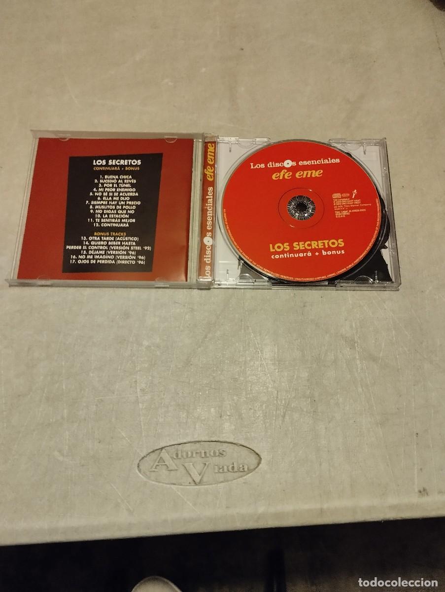 CDs de m&uacute;sica: Los Secretos CD Continuar&aacute; - Foto 2