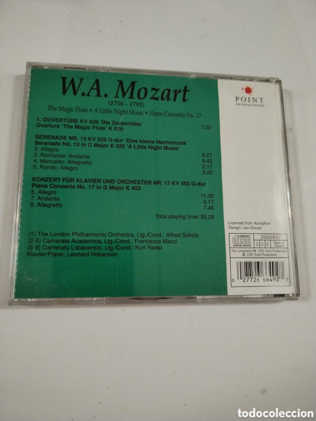 CDs de m&uacute;sica: Mozart. The Magic Flute. CD - Foto 2