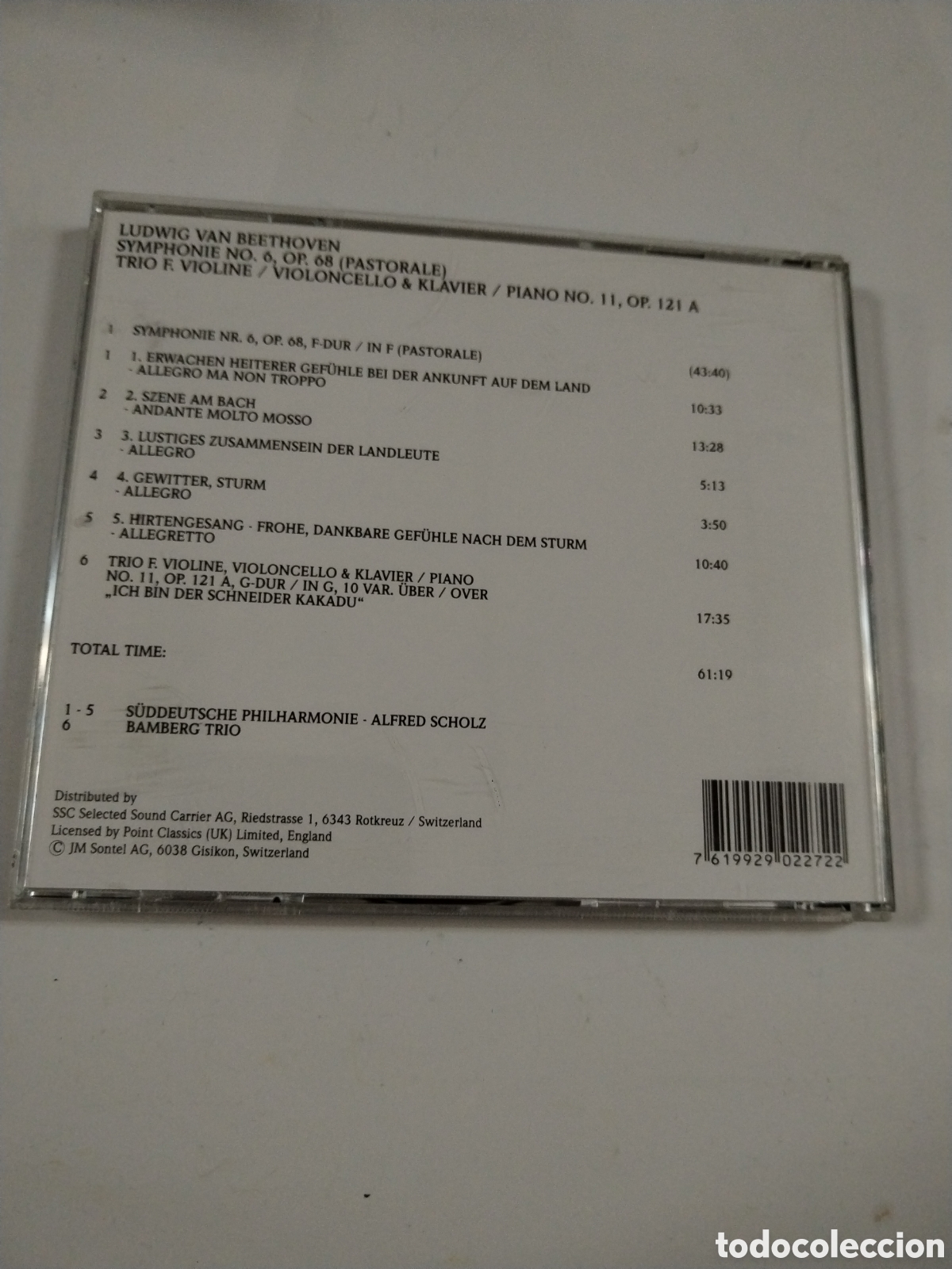 CDs de m&uacute;sica: Beethoven. Symphonie N&ordm; 6. CD - Foto 2