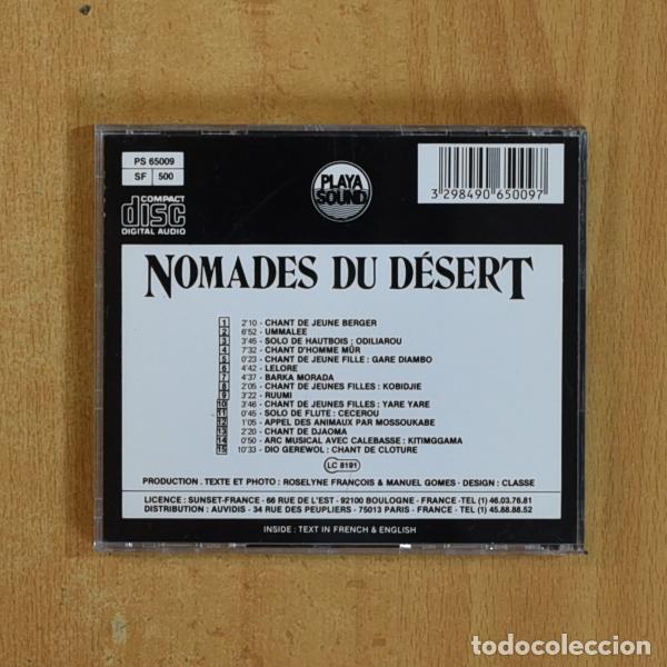 CDs de m&uacute;sica: VARIOS - NOMADES DU DESERT - CD - Foto 2