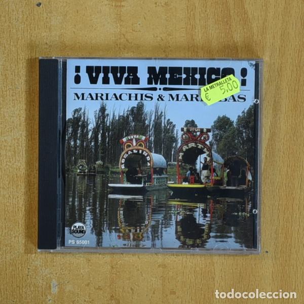 CDs de m&uacute;sica: VARIOS - VIVA MEXICO MARIACHIS & MARIMBAS - CD - Foto 1