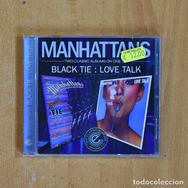 CDs de m&uacute;sica: MANHATTANS - BLACK TIE / LOVE TALK - CD - Foto 1