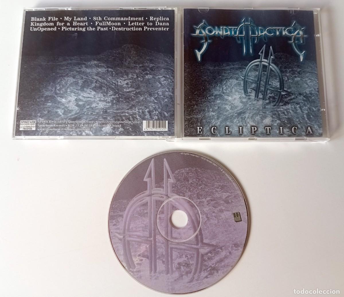 CDs de m&uacute;sica: CD SONATA ARCTICA - ECLIPTICA - Foto 2
