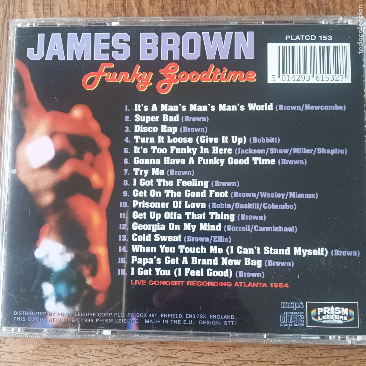 CDs de m&uacute;sica: JAMES BROWN, FUNKY GOODTIME. CD - Foto 2