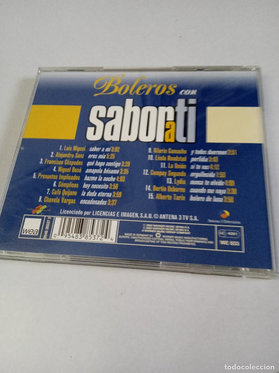 CDs de m&uacute;sica: BOLEROS CON SABOR A TI - Foto 3