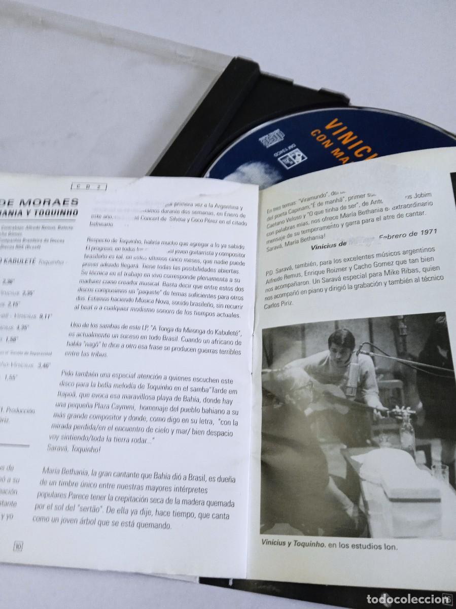 CDs de m&uacute;sica: VINICIUS DE MORAES En la Fusa Cd -1 - Foto 4