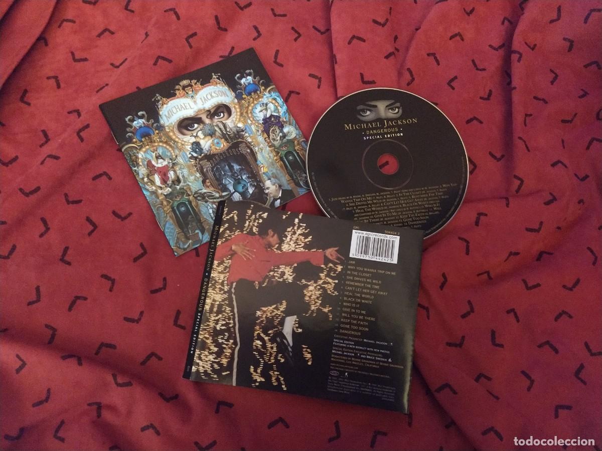 CDs de m&uacute;sica: Michael Jackson cd original special ediction dangerous con libreto - Foto 1