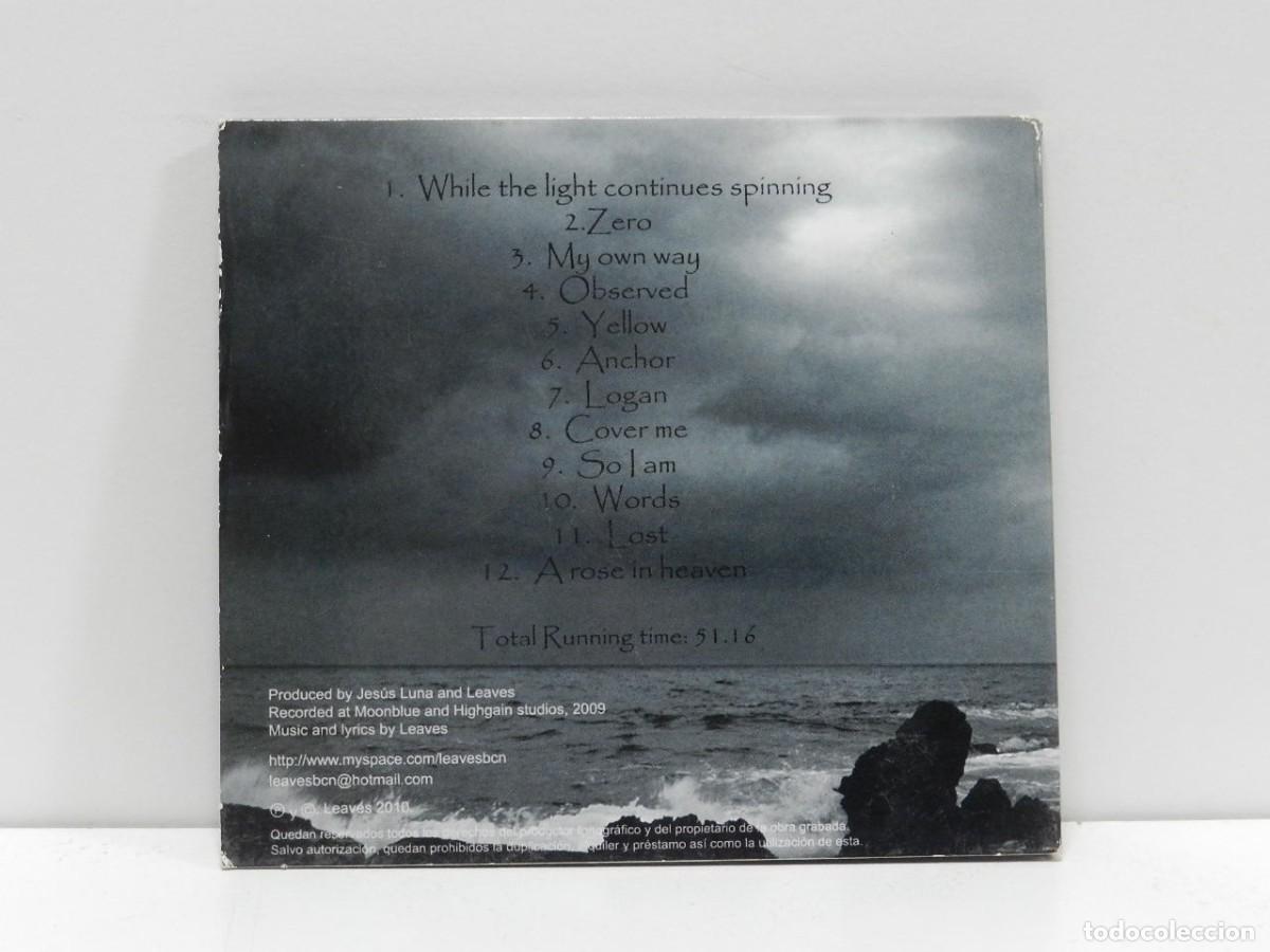 CDs de m&uacute;sica: DISCO CD. Leaves &ndash; While The Light Continues Spinning. COMPACT DISC. - Foto 2