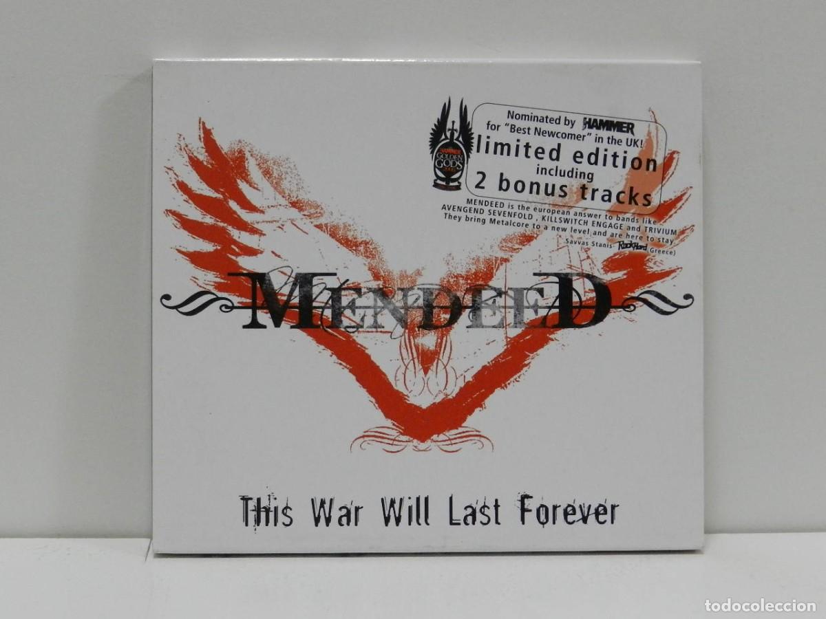 CDs de m&uacute;sica: DISCO CD. Mendeed &ndash; This War Will Last Forever. COMPACT DISC. - Foto 1