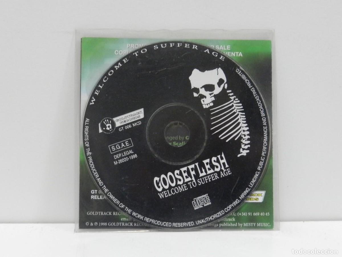 CDs de m&uacute;sica: DISCO CD. Gooseflesh &ndash; Welcome To Suffer Age. COMPACT DISC. - Foto 2