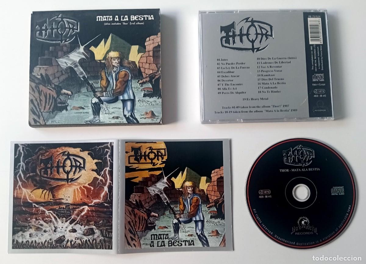 CDs de m&uacute;sica: CD THOR - MATA LA BESTIA + THOR - Foto 3