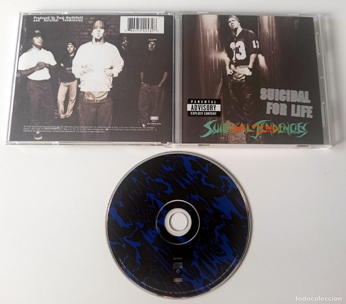 CDs de m&uacute;sica: CD SUICIDAL TENDENCIES - SUICIDAL FOR LIFE - Foto 2