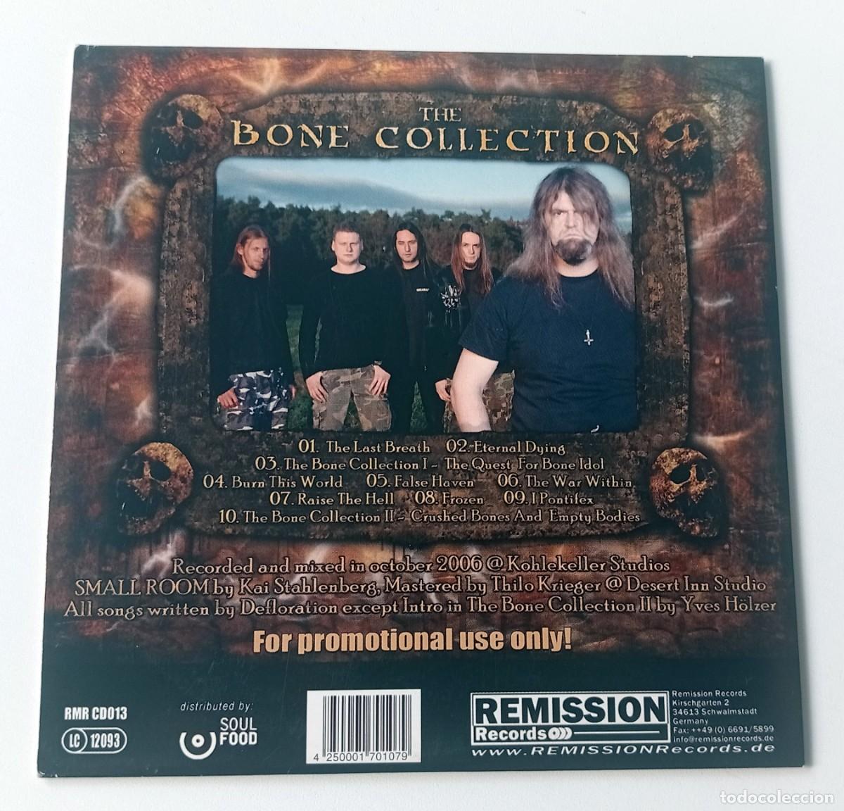 CDs de m&uacute;sica: PROMO CD DEFLORATION - THE BONE COLLECTION - Foto 2