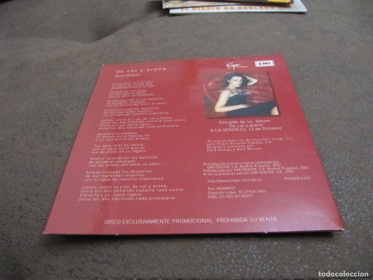 CDs de m&uacute;sica: M&oacute;nica Molina - De Cal Y Arena - Foto 2