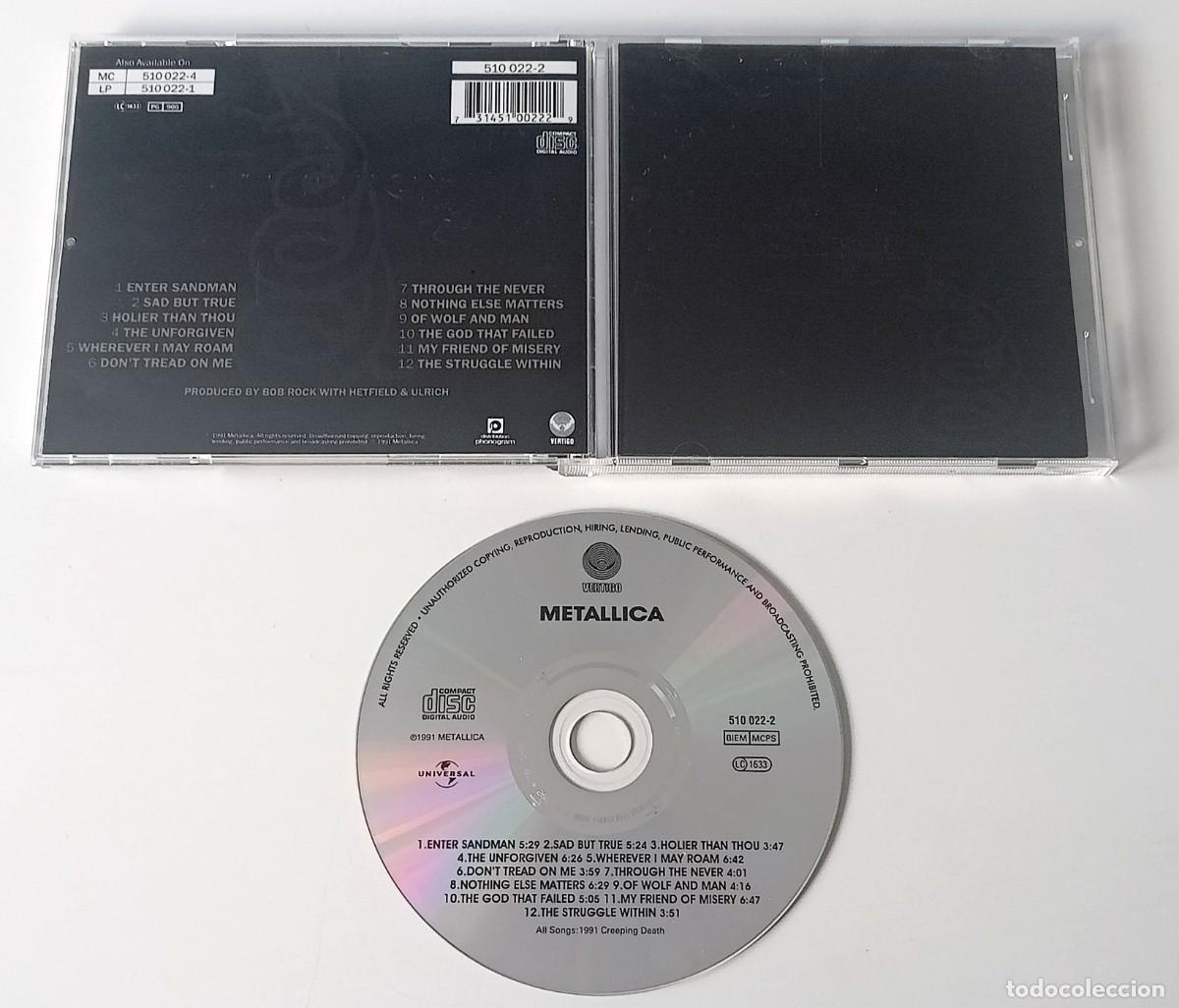 CDs de m&uacute;sica: CD METALLICA - METALLICA - Foto 2