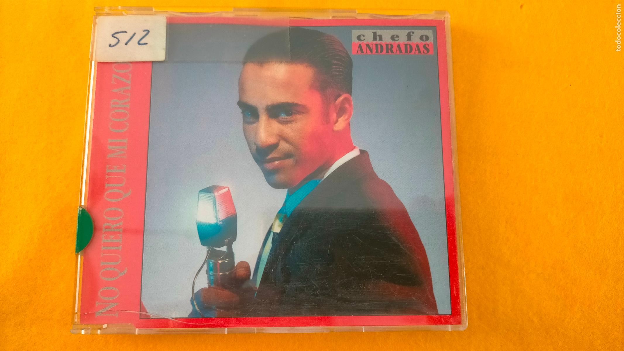 CDs de M&uacute;sica: cd single pormocional - PROMO - CHEFO ANDRADAS