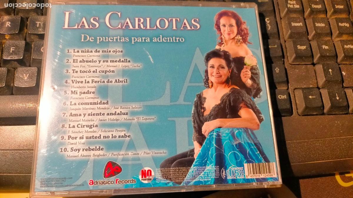 CDs de m&uacute;sica: CD ALBUM - LAS CARLOTAS - Foto 2