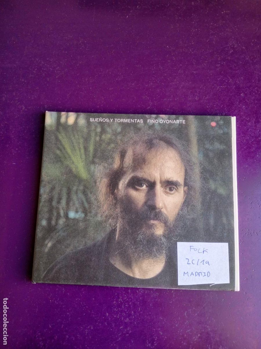 CDs de m&uacute;sica: Fino Oyonarte &ndash; Sue&ntilde;os Y Tormentas - CD BUENAVENTURA 2018 - FOLK ROCK MADRID, ENEMIGOS ETC