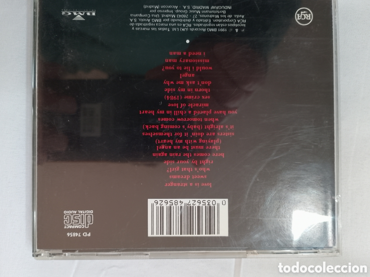 CDs de m&uacute;sica: CD Eurythmics. Greatest hits. 1991. - Foto 3