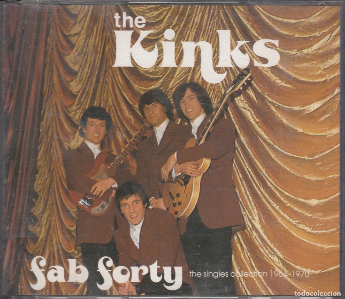 CDs de m&uacute;sica: THE KINKS. FAB FORTY SINGLES COLLECTION. 2 CD. - Foto 1