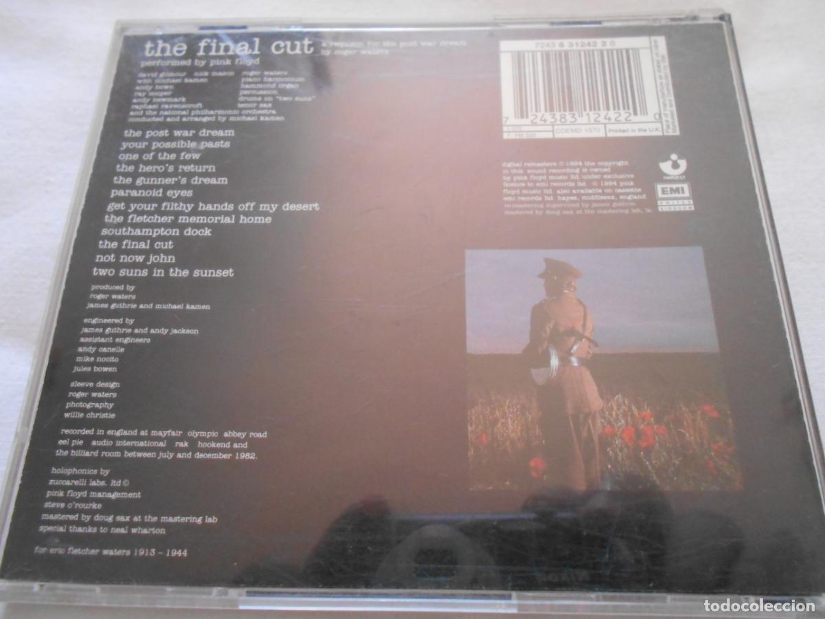 CDs de m&uacute;sica: CD PINK FLOYD THE FINAL CUT - Foto 2