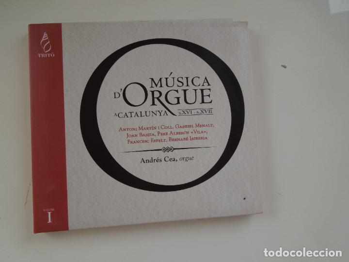 CDs de Musique: MUSICA D'ORGUE A CATALUNYA - S. XVI -S XVII - ANDRES CEA - MENALT - BASELA - VILA - CD+LIBRETO