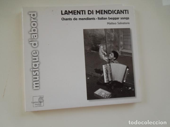 CDs de Musique: LAMENTI DI MENDICANTI - CHANTS DE MENDIANTS - MATTEO SALVATORE - CD+LIBRETO