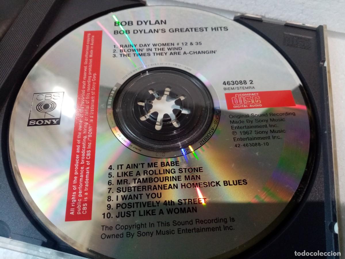 CDs de m&uacute;sica: CD - BOB DYLAN - GREATES HITS - MUSICA - Foto 3