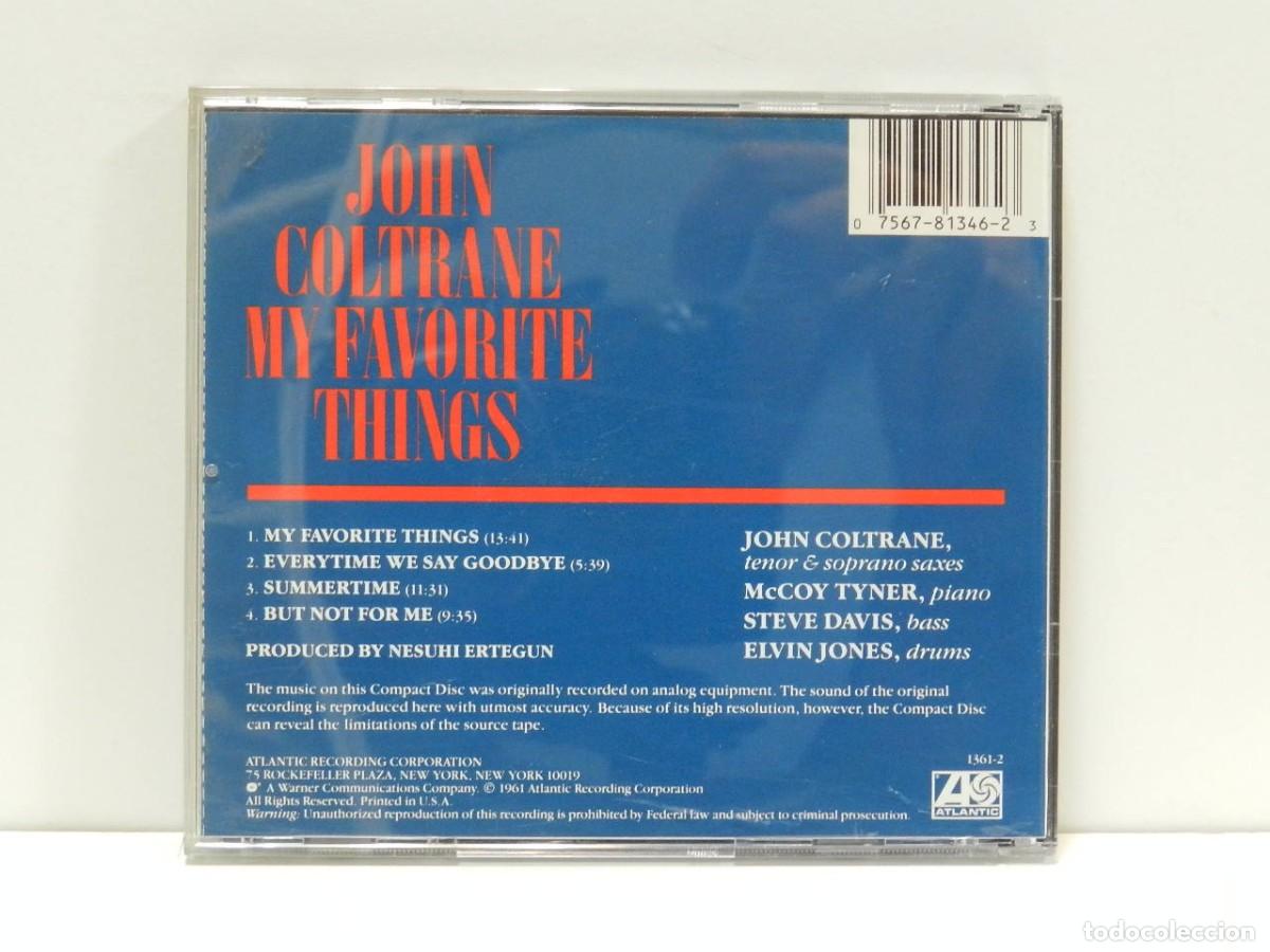 CDs de m&uacute;sica: DISCO CD. John Coltrane &ndash; My Favorite Things. COMPACT DISC. - Foto 2