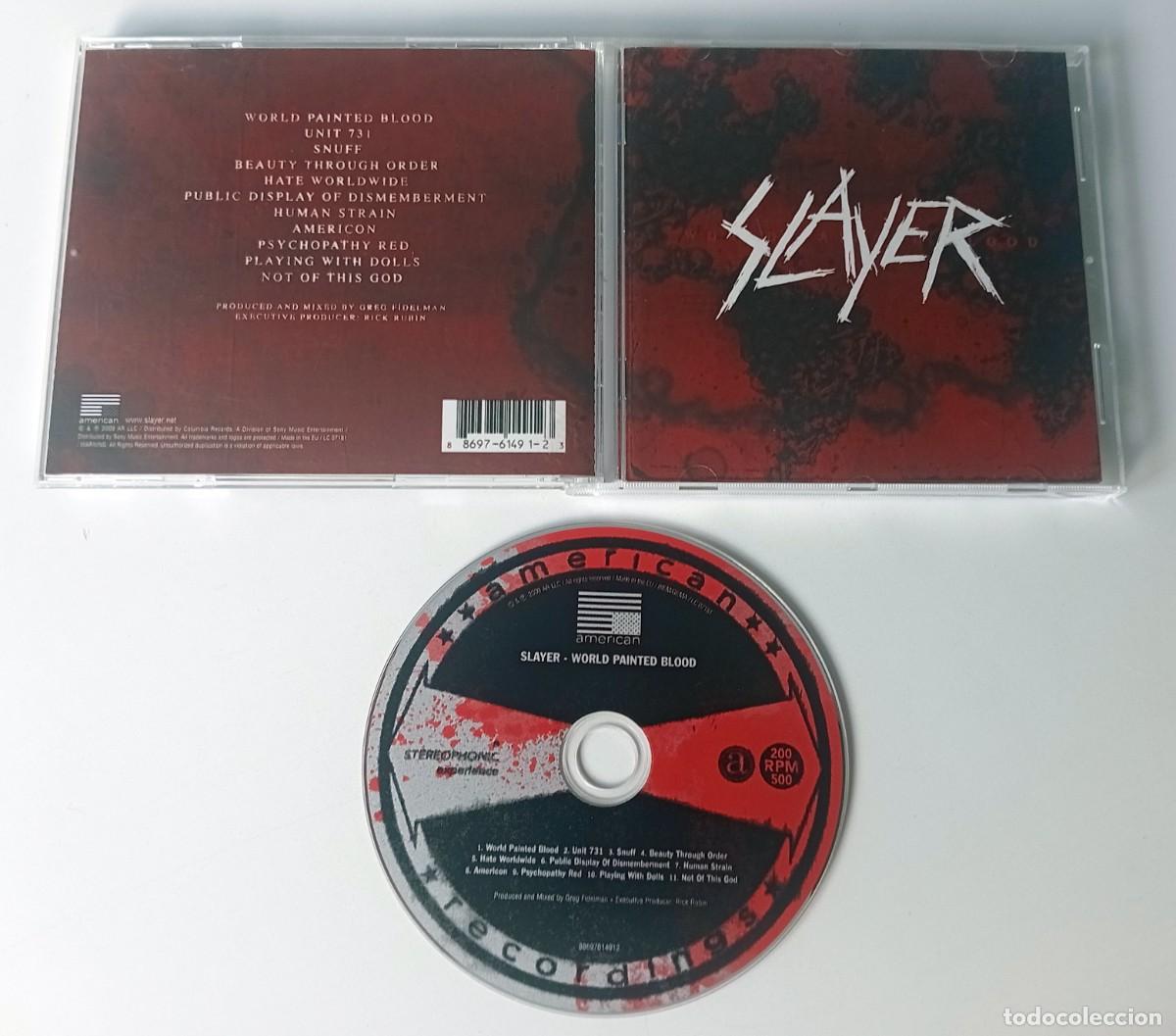 CDs de m&uacute;sica: CD SLAYER - WORLD PAINTED BLOOD - Foto 2