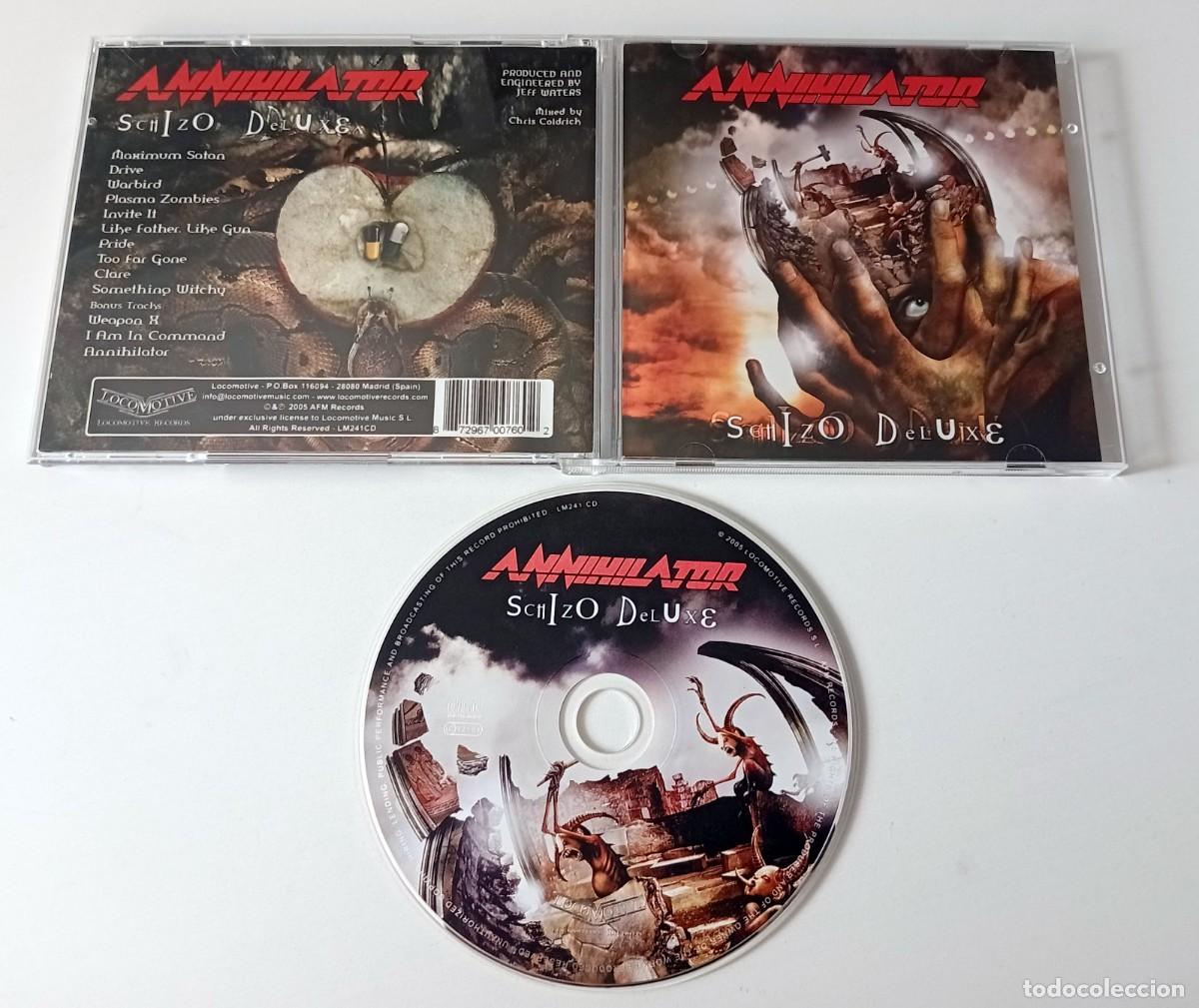 CDs de m&uacute;sica: CD ANNIHILATOR - SCHIZO DELUXE (SPAIN) - Foto 2