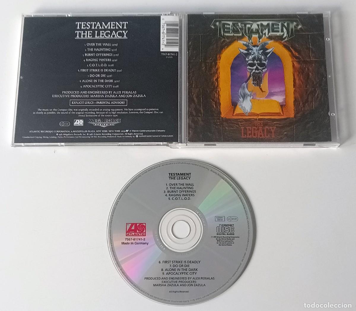 CDs de m&uacute;sica: CD TESTAMENT - THE LEGACY - Foto 2
