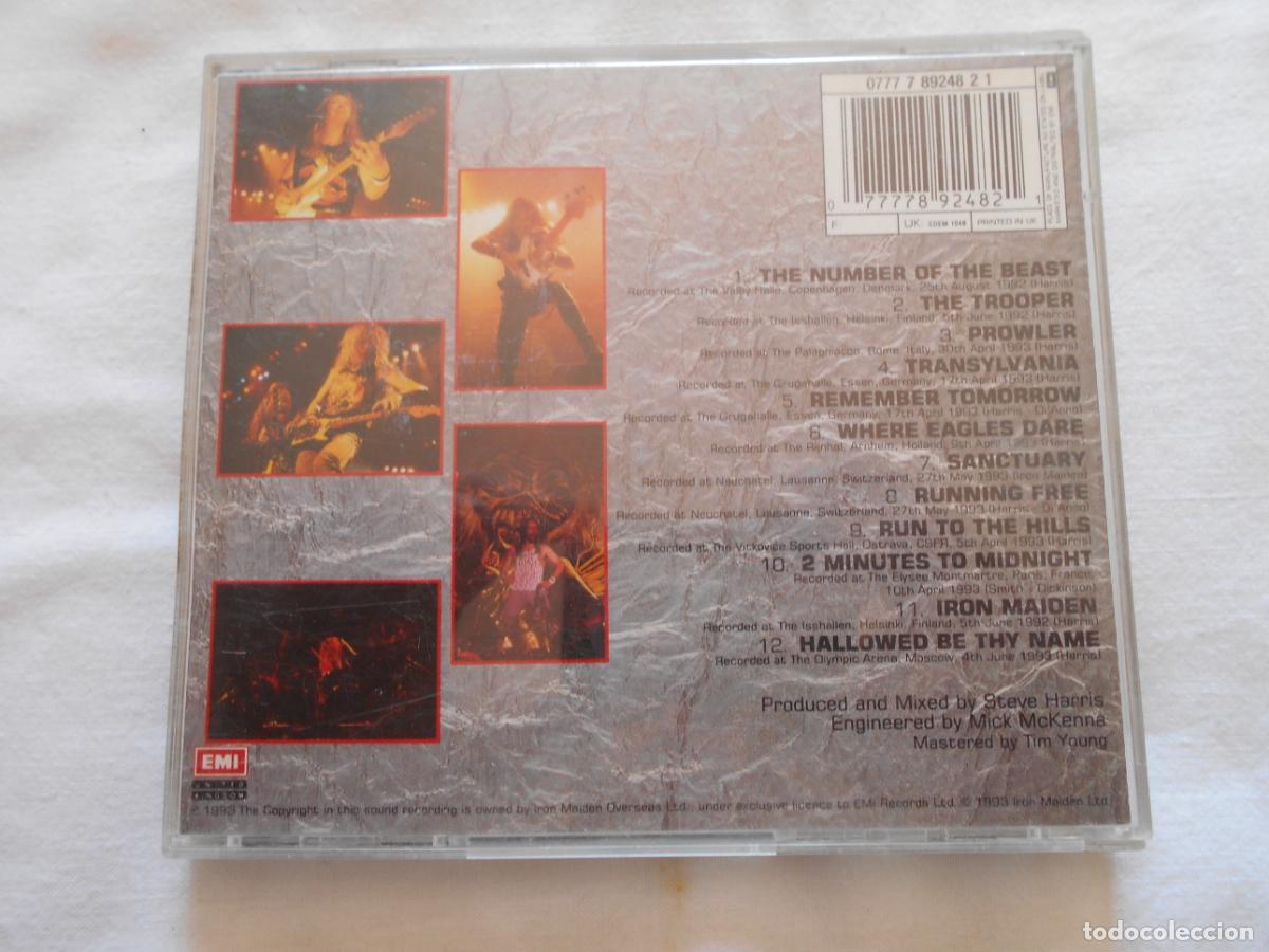 CDs de m&uacute;sica: CD IRON MAIDEN // A REAL DEAD ONI // MADE IN U.K. - Foto 2