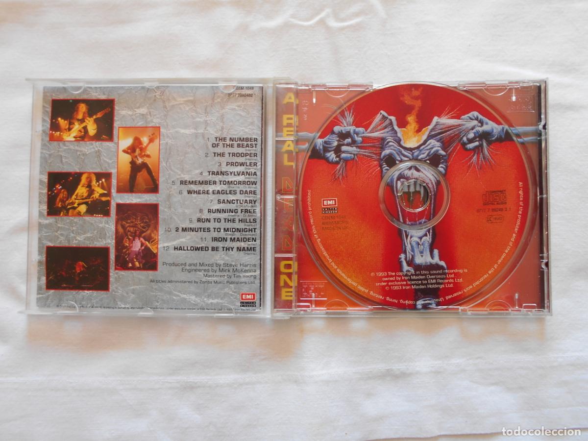CDs de m&uacute;sica: CD IRON MAIDEN // A REAL DEAD ONI // MADE IN U.K. - Foto 3