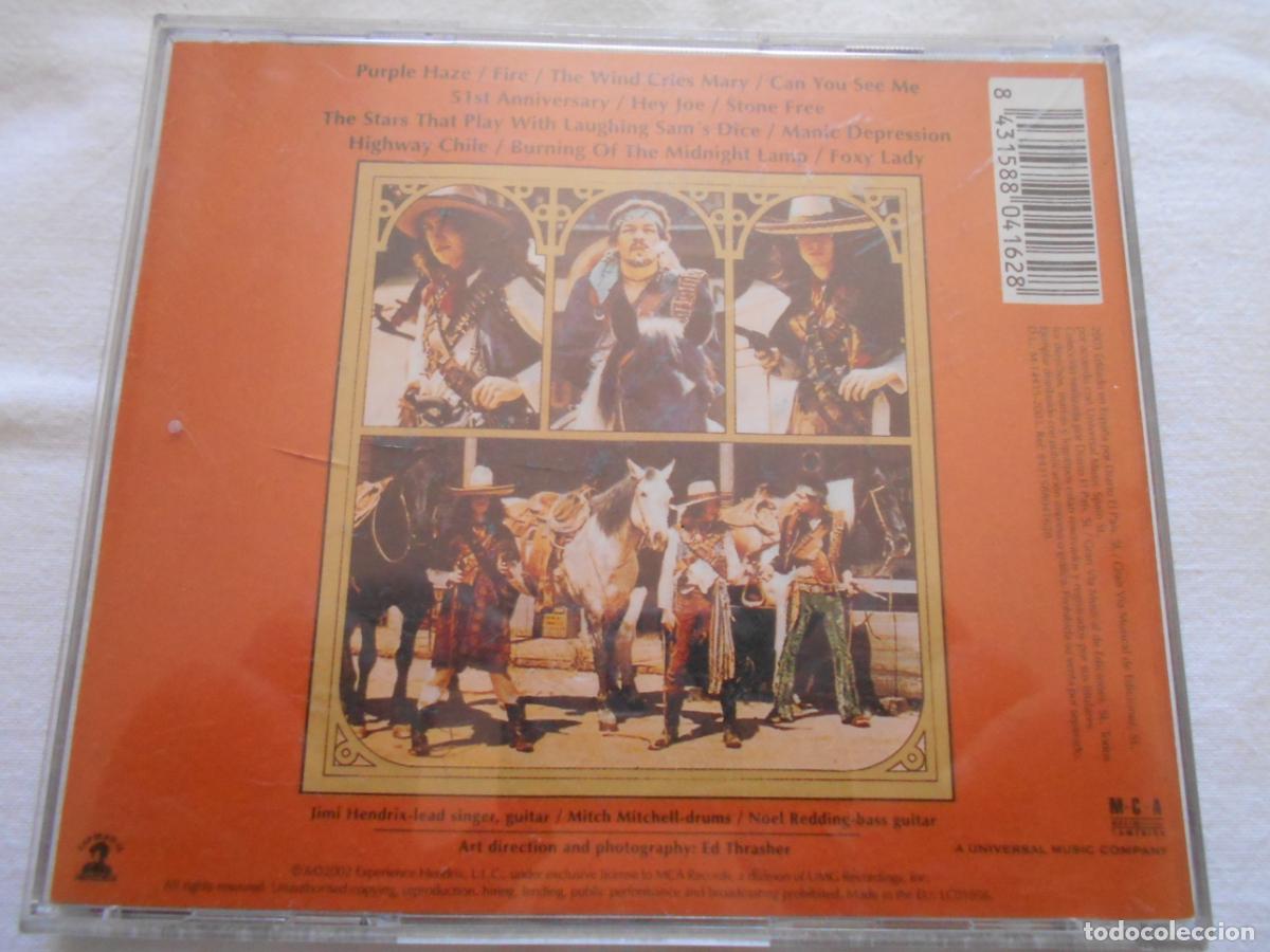CDs de m&uacute;sica: CD JIMI HENDRIX EXPERIENCE // SMASH HITS // - Foto 2