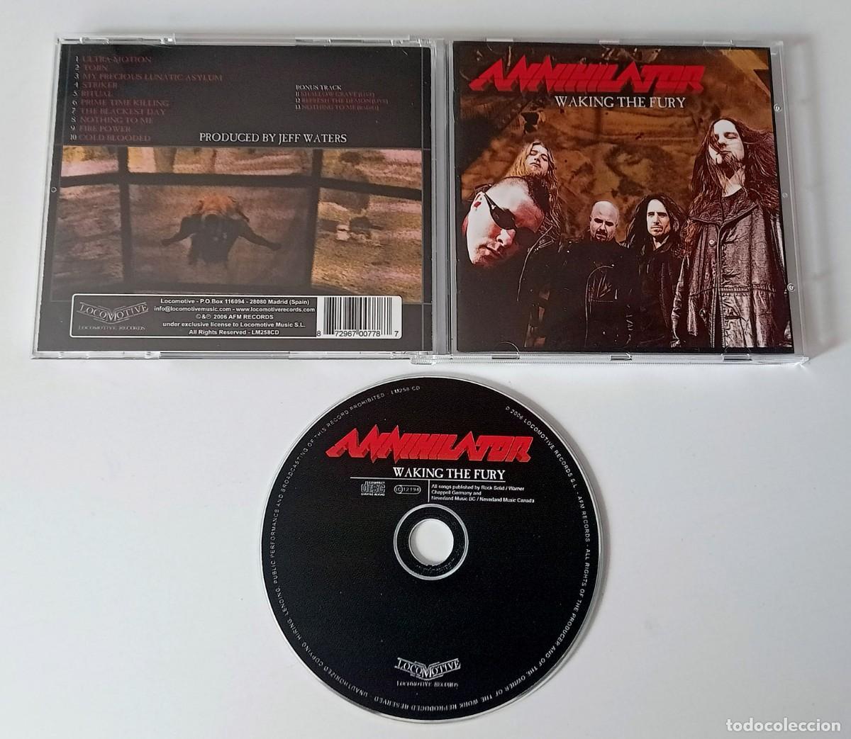 CDs de m&uacute;sica: CD ANNIHILATOR - WAKING THE FURY - Foto 2