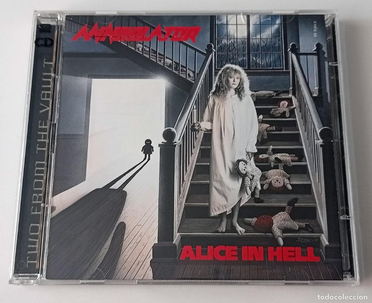 CDs de m&uacute;sica: CD ANNIHILATOR - ALICE IN HELL / NEVER, NEVERLAND (TWO FROM THE VAULT) - Foto 1