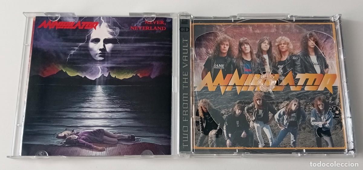 CDs de m&uacute;sica: CD ANNIHILATOR - ALICE IN HELL / NEVER, NEVERLAND (TWO FROM THE VAULT) - Foto 3