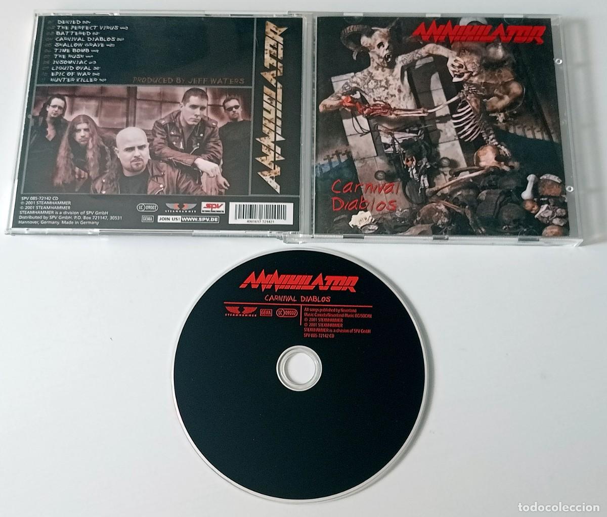 CDs de m&uacute;sica: CD ANNIHILATOR - CARNIVAL DIABLOS - Foto 2