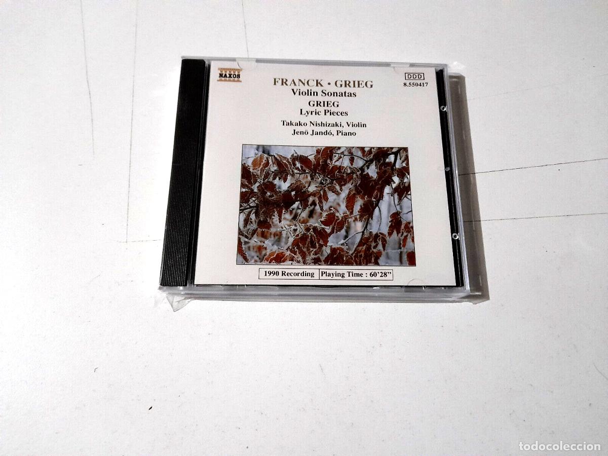 CDs de M&uacute;sica: JENO HANDO TAKAKO NISHIZAKI &rdquo;FRANCK GRIEG VIOLIN SONATAS&rdquo; CD COMO NUEVO