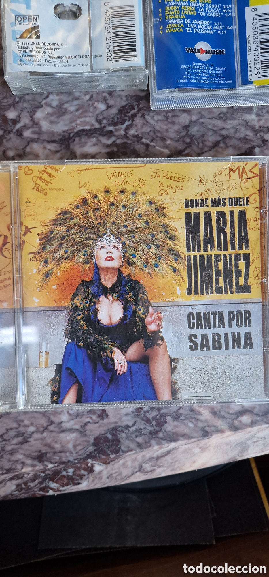 CDs de m&uacute;sica: Maria Jim&eacute;nez CD abierto - Foto 1