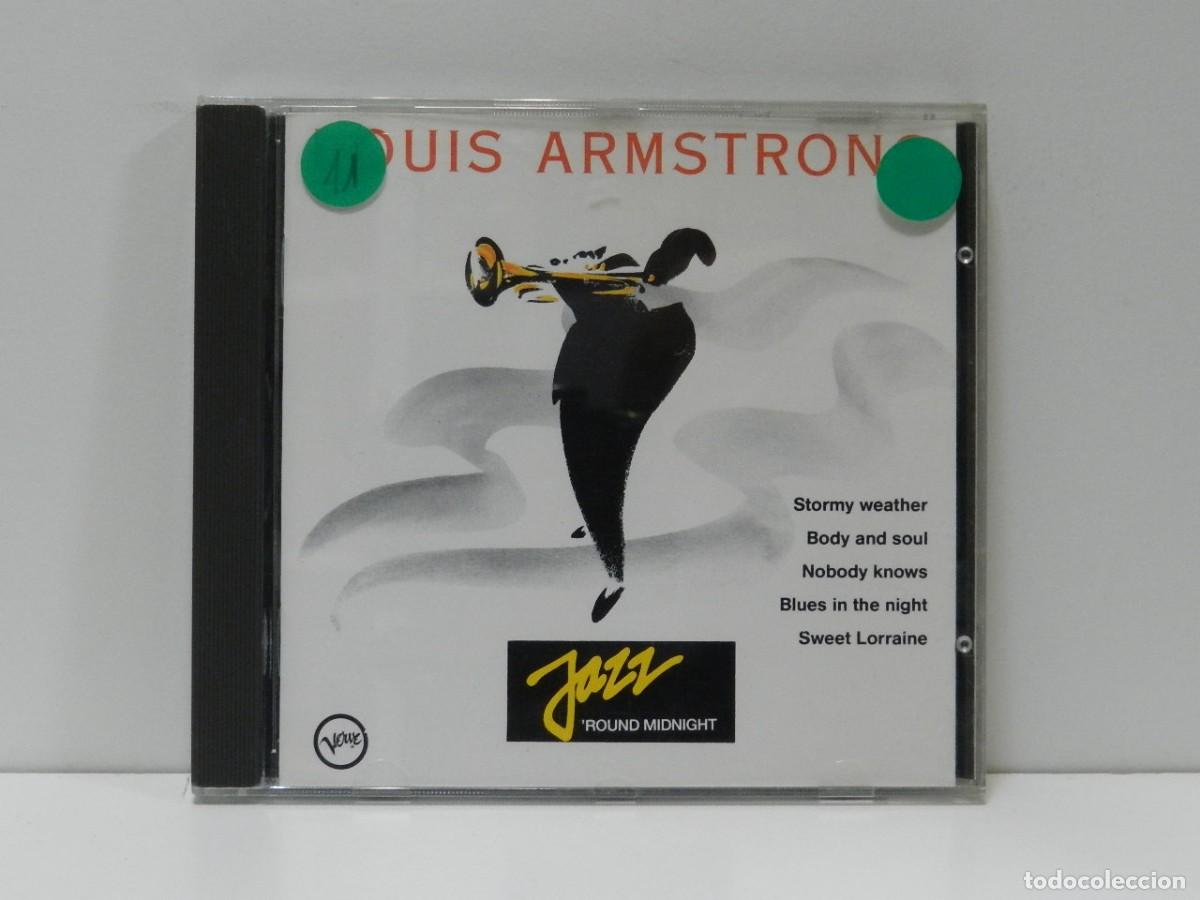 CDs de m&uacute;sica: DISCO CD. Louis Armstrong &ndash; Jazz Round Midnight. COMPACT DISC. - Foto 1