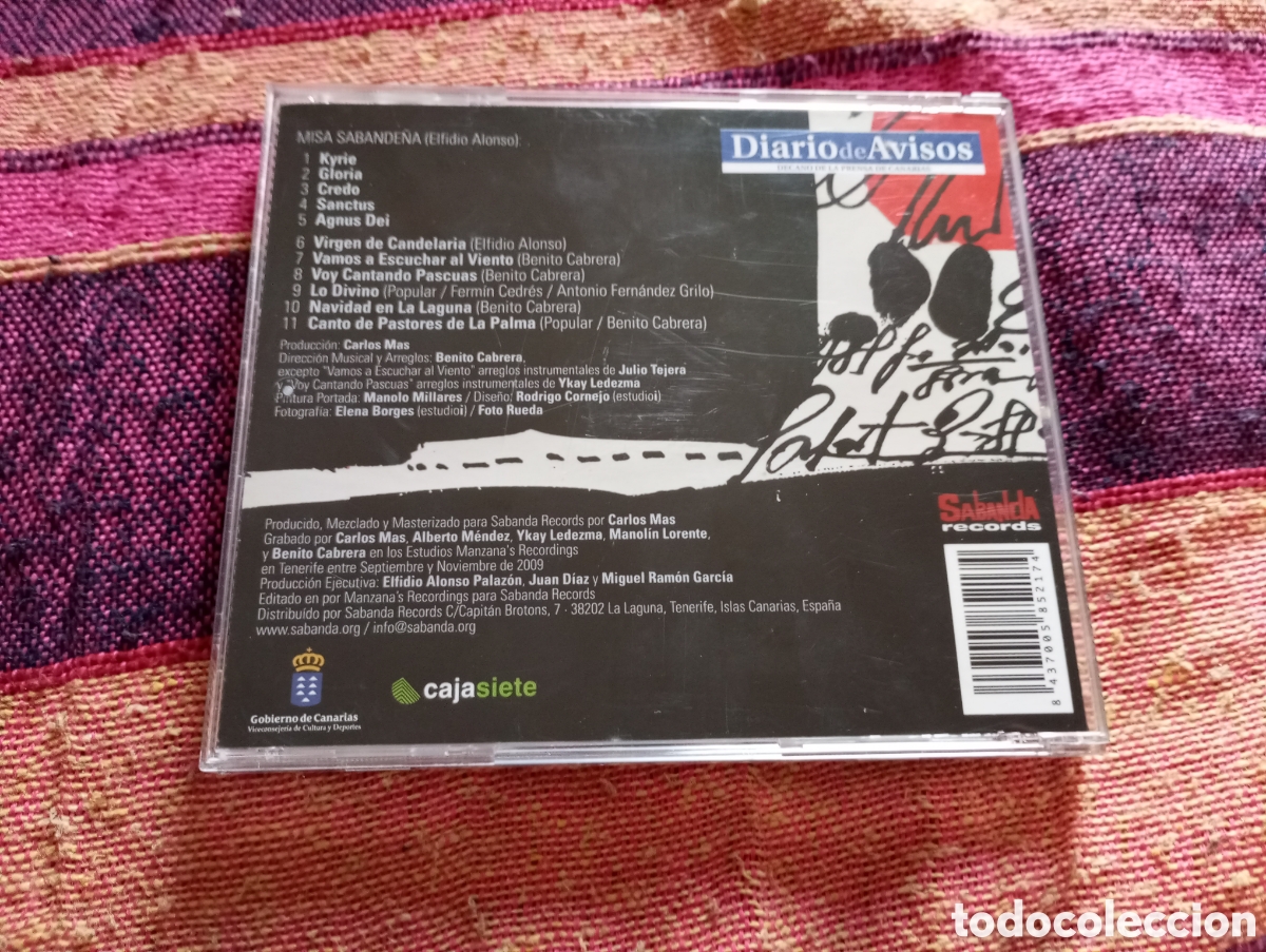 CDs de m&uacute;sica: CD los Sabande&ntilde;os misa sabande&ntilde;a - Foto 2